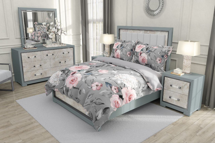 روبالشتی و ملحفه ست روتختی اسپرت رنگ ثابت