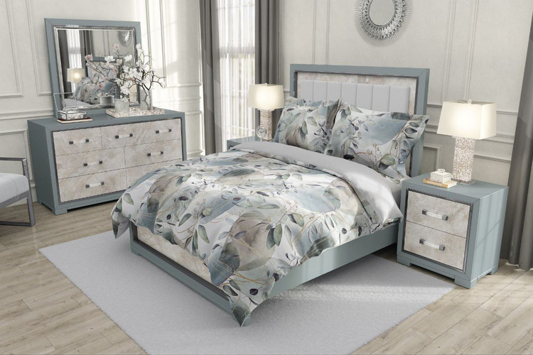 روتختی دونفره اسپرت سه بعدی طرح برگ بزرگ