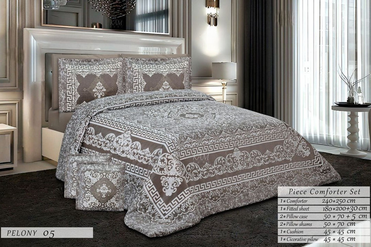 روتختی مخمل طرح حاشیه ورساچ